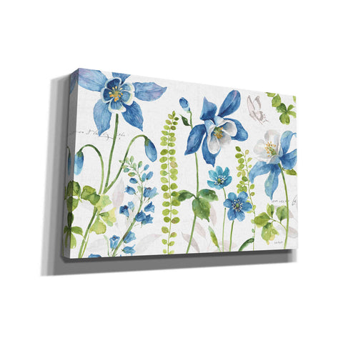Image of 'Blue And Green Garden I' by Lisa Audit, Canvas Wall Art