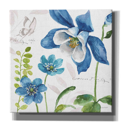 Image of 'Blue And Green Garden III' by Lisa Audit, Canvas Wall Art