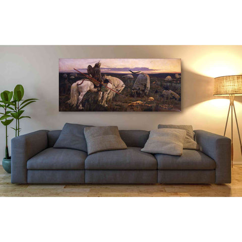 Image of 'The Knight At The Crossroads' by Viktor Vasnetsov, Canvas Wall Art,60 x 30