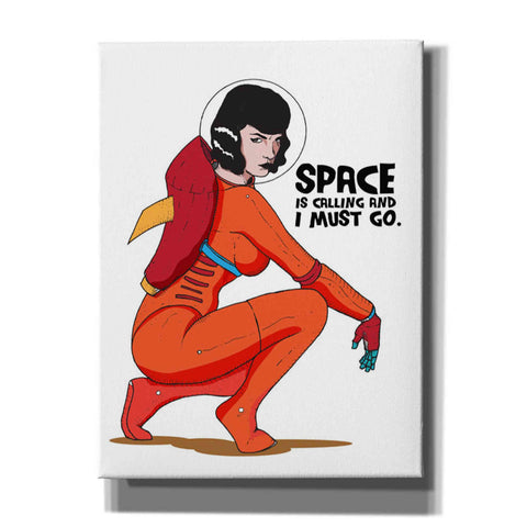 Image of 'Bettie Astronaut 2' Craig Snodgrass, Canvas Wall Art,Size B Portrait