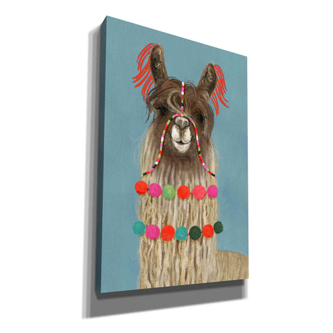 Image of 'Adorned Llama IV' by Victoria Borges, Canvas Wall Art
