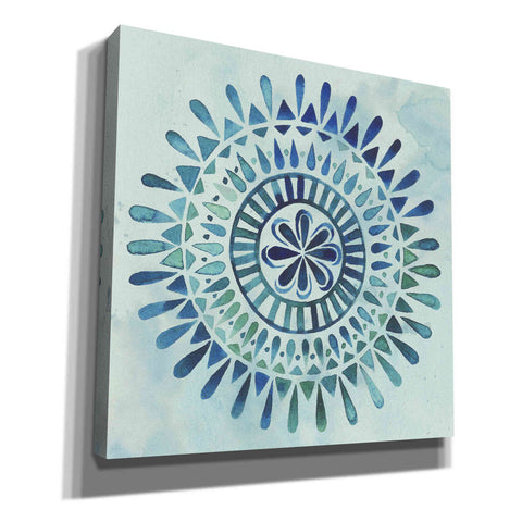 Image of 'Watercolor Mandala II' by Grace Popp, Canvas Wall Glass