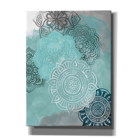 Image of 'Ink Blot Mandala II' by Grace Popp, Canvas Wall Glass