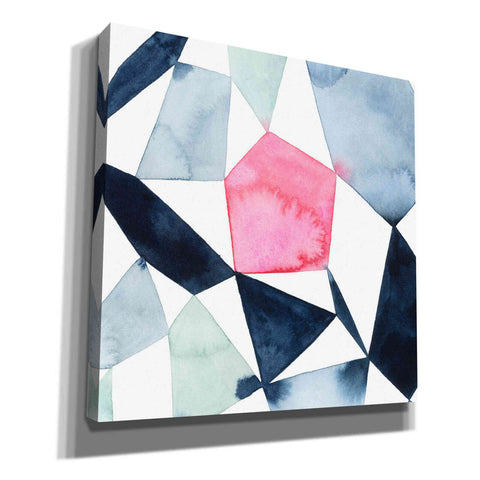 Image of 'Geo Gems IV' by Grace Popp, Canvas Wall Glass