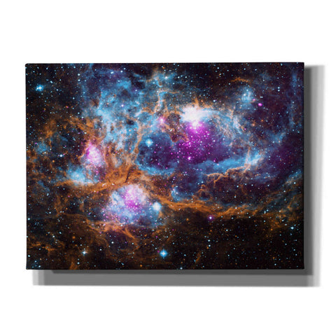 Image of 'Cosmic Winert Wonderland,' Canvas Wall Art