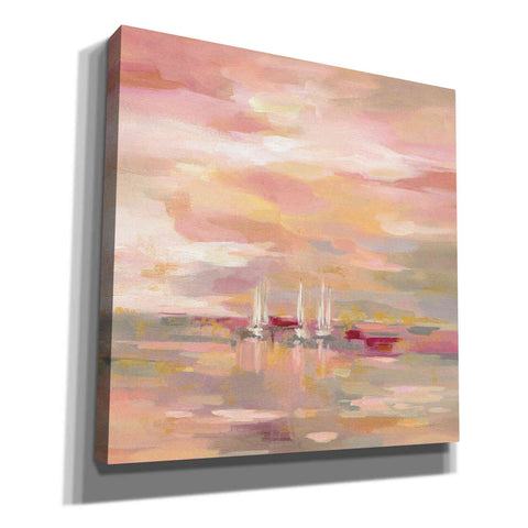 Image of 'Crimson Waves' by Silvia Vassileva, Canvas Wall Art