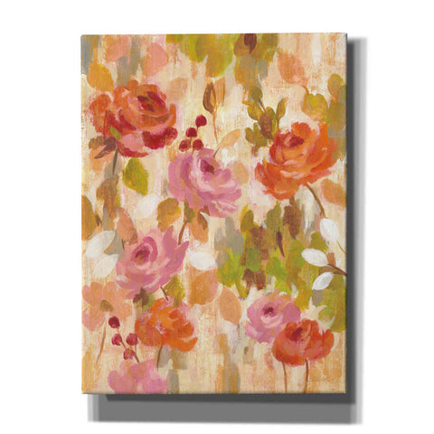 Image of 'Pink and Orange Brocade I' by Silvia Vassileva, Canvas Wall Art