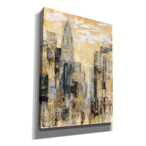 Image of 'Manhattan Gray and Gold I' by Silvia Vassileva, Canvas Wall Art