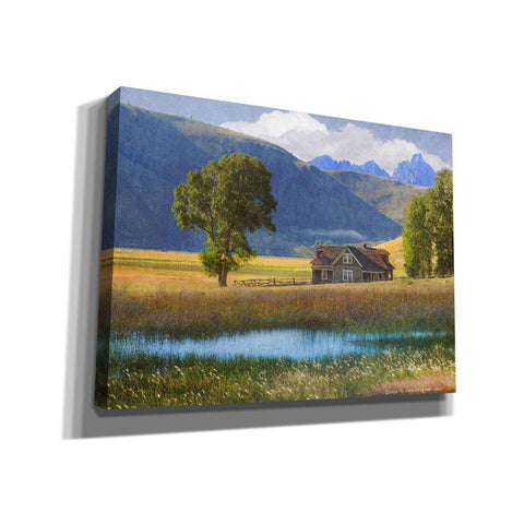 Image of 'Miller House Grand Tetons' by Chris Vest, Canvas Wall Art