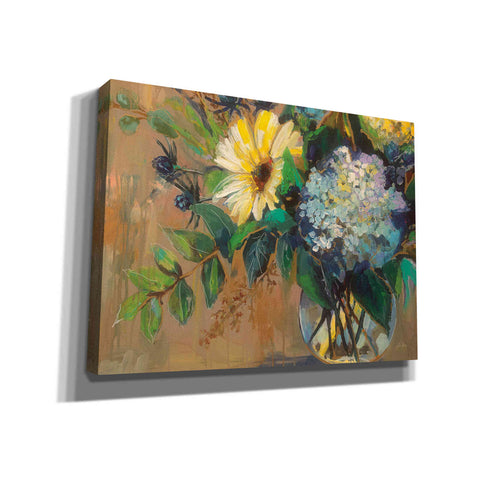 Image of 'Glass Floral' by Jeanette Vertentes, Canvas Wall Art
