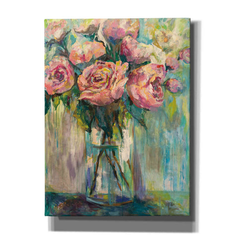 Image of 'Peony Play' by Jeanette Vertentes, Canvas Wall Art