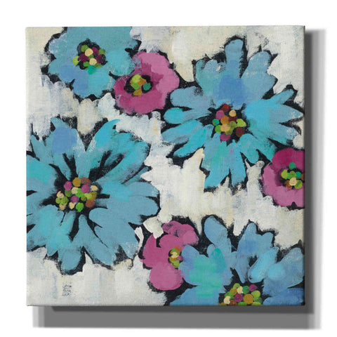 Image of 'Graphic Pink and Blue Floral III' by Silvia Vassileva, Canvas Wall Art