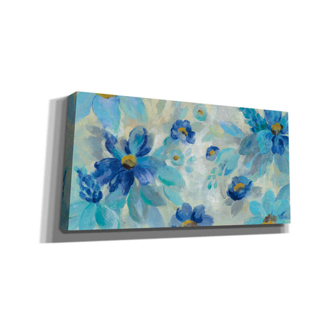Image of 'Blue Flowers Whisper I' by Silvia Vassileva, Canvas Wall Art