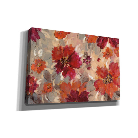 Image of 'Magenta and Coral Floral' by Silvia Vassileva, Canvas Wall Art