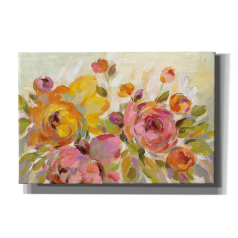 Image of 'Brushy Peonies' by Silvia Vassileva, Canvas Wall Art