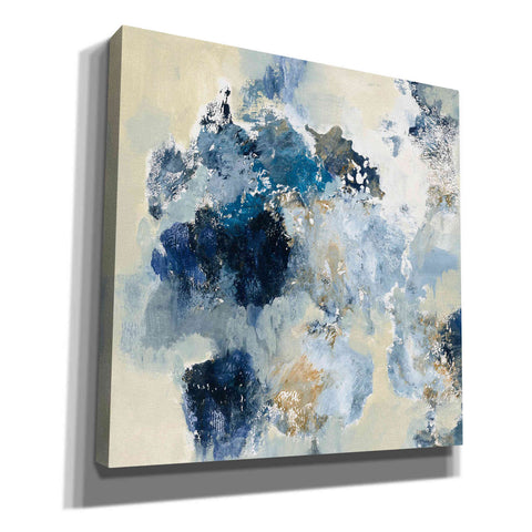 Image of 'Indigo Monotype' by Silvia Vassileva, Canvas Wall Art