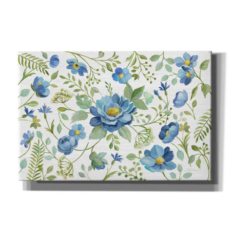 Image of 'Botanical Blue I' by Silvia Vassileva, Canvas Wall Art