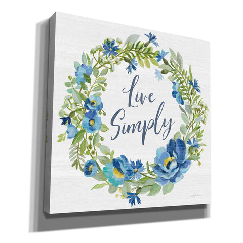 Image of 'Botanical Blue VI' by Silvia Vassileva, Canvas Wall Art