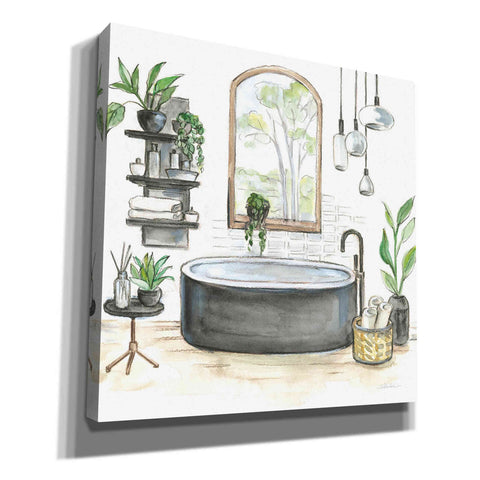 Image of 'Black Bathtub I' by Silvia Vassileva, Canvas Wall Art