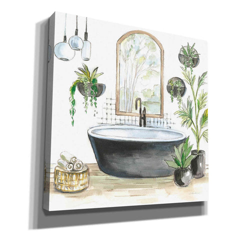 Image of 'Black Bathtub II' by Silvia Vassileva, Canvas Wall Art