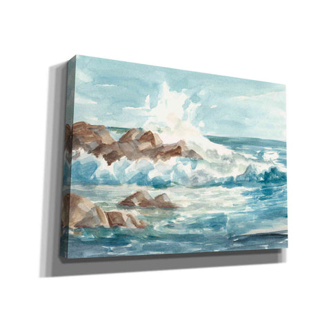 Image of "Coastal Watercolor I" by Ethan Harper, Canvas Wall Art