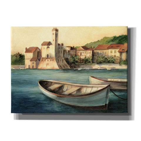 Image of "Mediterranean Harbor II" by Ethan Harper, Canvas Wall Art
