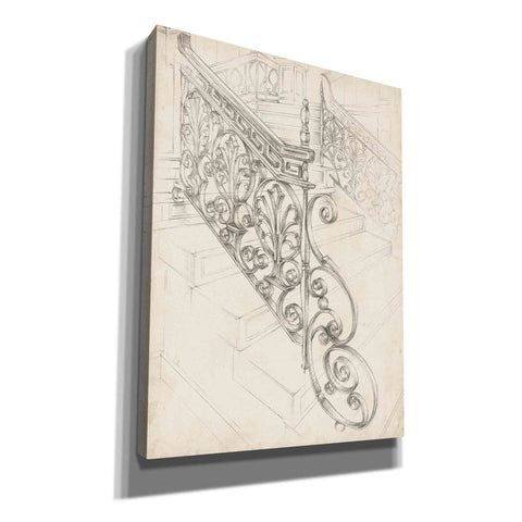 Image of "Iron Railing Design I" by Ethan Harper, Canvas Wall Art
