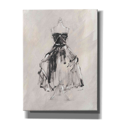 Image of "Black Evening Gown I" by Ethan Harper, Canvas Wall Art