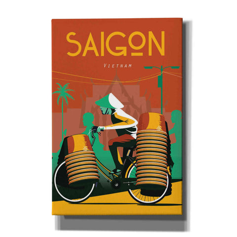 Image of 'Saigon Vietnam' by Arctic Frame Studio, Canvas Wall Art