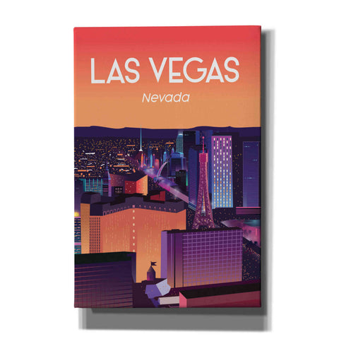 Image of 'Las Vegas' by Arctic Frame Studio, Canvas Wall Art