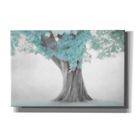 Image of "Treeness In Soft Blue" by Hal Halli, Canvas Wall Art