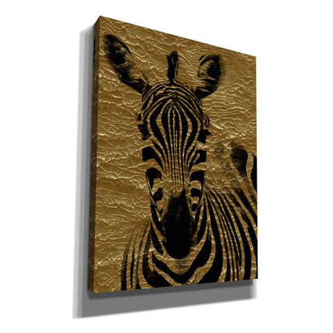 Image of "Zebra 1" by Hal Halli, Canvas Wall Art