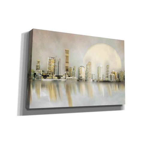 Image of "City In The Sky 2" by Hal Halli, Canvas Wall Art