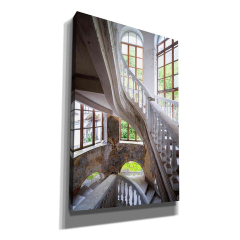 Image of 'Curved Stairs' by Roman Robroek, Canvas Wall Art