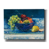 'Fruit in Cobalt Bowl' by Marilyn Hageman, Canvas Wall Art