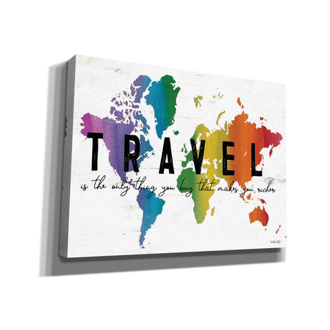 Image of 'Travel is the Only thing You Buy' by Cindy Jacobs, Canvas Wall Art
