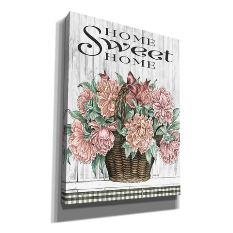 Image of 'Home Sweet Home Peonies' by Cindy Jacobs, Canvas Wall Art
