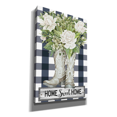 Image of 'Home Sweet Home Cowboy Boots' by Cindy Jacobs, Canvas Wall Art
