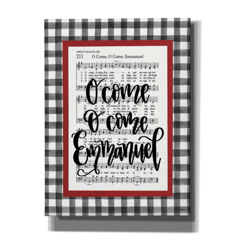 Image of 'O Come Emmanuel' by Imperfect Dust, Canvas Wall Art