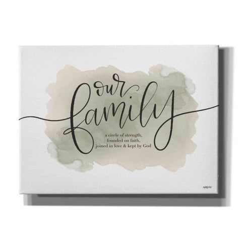 Image of 'Our Family' by Imperfect Dust, Canvas Wall Art