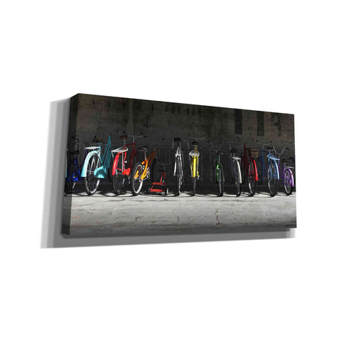 Image of 'Bike Rack' by Cynthia Decker, Canvas Wall Art
