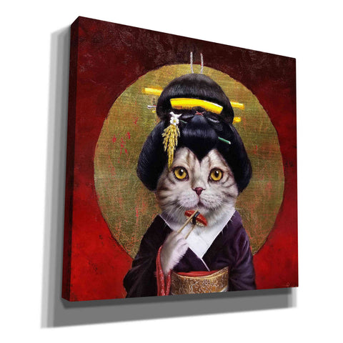 Image of 'Kyoto Kitty' by Lucia Heffernan, Canvas Wall Art