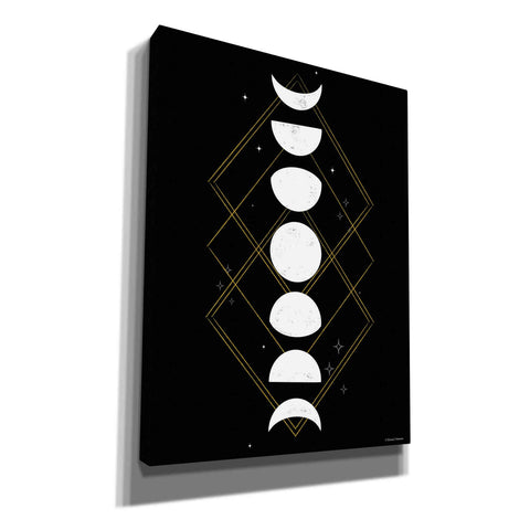Image of 'Geometric Moon Phases' by Rachel Nieman, Canvas Wall Art
