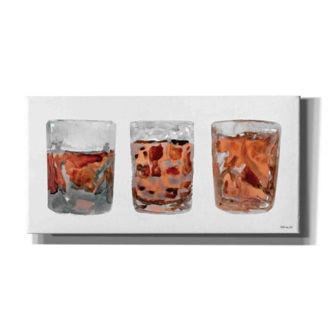 Image of 'Bourbon Glasses 2' by Stellar Design Studio, Canvas Wall Art