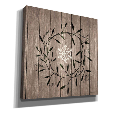 Image of 'Word Wreath' by Bluebird Barn, Canvas Wall Art