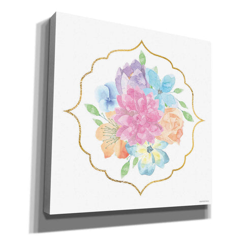 Image of 'Floral Center Flower' by Bluebird Barn, Canvas Wall Art