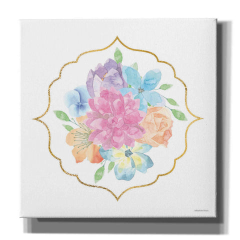 Image of 'Floral Center Flower' by Bluebird Barn, Canvas Wall Art