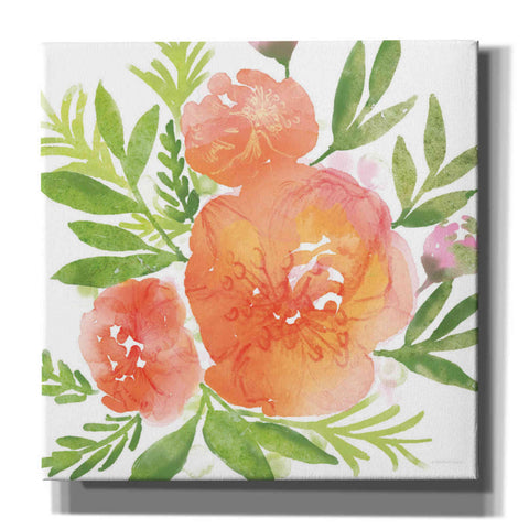 Image of 'Peachy Floral I' by Bluebird Barn, Canvas Wall Art