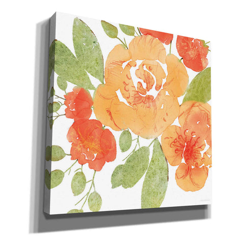 Image of 'Peachy Floral II' by Bluebird Barn, Canvas Wall Art