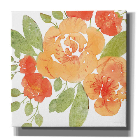 Image of 'Peachy Floral II' by Bluebird Barn, Canvas Wall Art